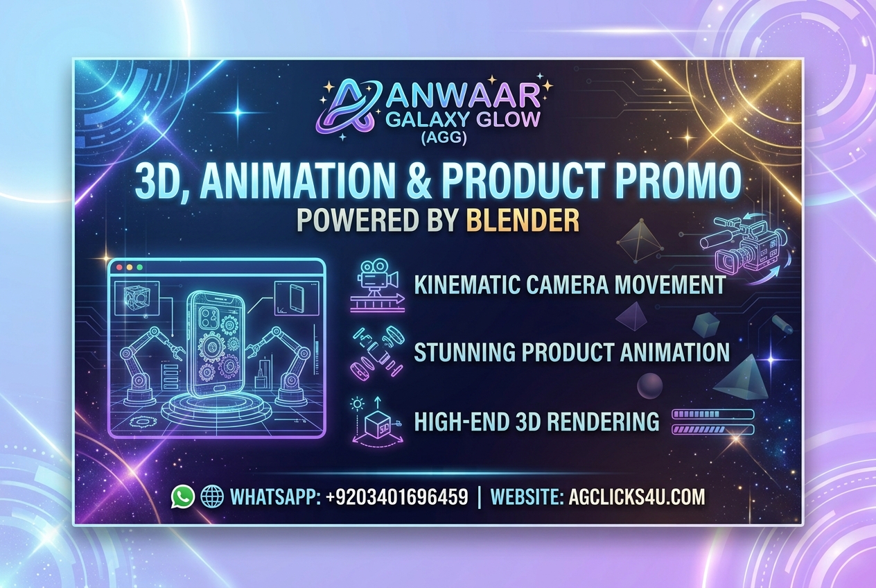 Professional Blender 3D Design & Animation Services